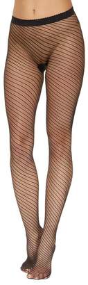 Wolford Angie Diagonal Swirl Tights