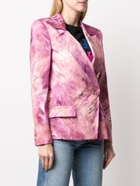 Thumbnail for your product : Moschino Tie-Dye Double-Breasted Blazer Jacket