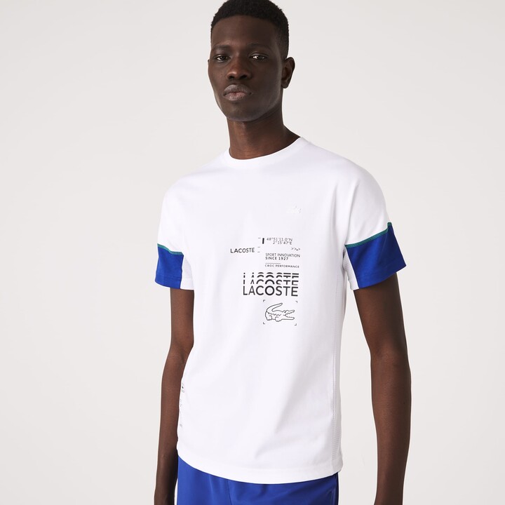 Definere Integrere tendens Lacoste Men's SPORT Lettered Technical Cotton T-Shirt - ShopStyle Long  Sleeve Shirts