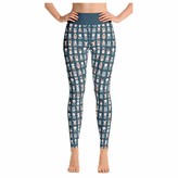 Thumbnail for your product : COAO Women's Athletic Pants Yoga Tiled Cartoon Dog Pattern Leggings Stretch Running Workout Tights High Waist Sport Tights Tummy Control Butt Lift Push Up for Ladies Gray