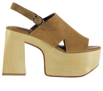 Jeffrey Campbell Womens Cecilia Block Heeled Summer Casual Platform Shoes