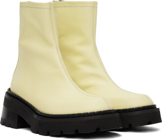 【関税込み】BY FAR イエロー Alister ブーツ BY FAR Yellow Alister Boots - ShopStyle