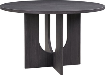 Latitude Run Modern Round Dining Table Farmhouse 47.3 inch Round Dining Table for Kitchen Dining Room Living Room