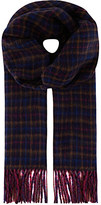 Thumbnail for your product : Johnstons Cashmere check scarf - for Men