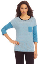 Thumbnail for your product : Karen Neuburger KN Inspire 3/4 Sleeve Pullover Top