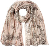 Thumbnail for your product : Faliero Sarti Printed Cotton Scarf with Silk