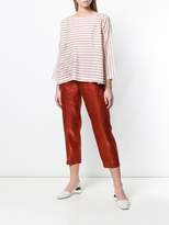 Thumbnail for your product : Forte Forte straight leg cropped trousers
