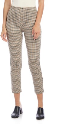 glen plaid ankle pants