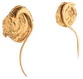 Thumbnail for your product : Lucifer Vir Honestus 18K Fuoco Leaf & Stem Earrings