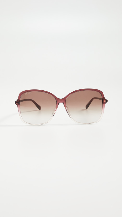 Gucci Ultralight Acetate Square Sunglasses Shopstyle