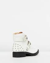 Thumbnail for your product : Missguided Double Buckle Cleated Sole Boots