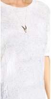 Thumbnail for your product : Enza Costa Short Sleeve High Low Dress