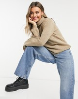 Thumbnail for your product : Object roll neck jumper in beige