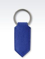 Thumbnail for your product : Emporio Armani Key Ring In Saffiano Calfskin