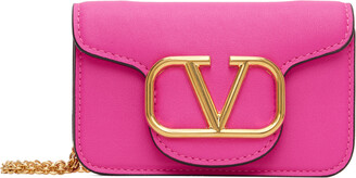 Valentino Garavani Pink Micro Locò Bag