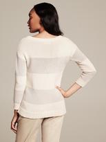 Thumbnail for your product : Banana Republic Metallic Stripe Pullover