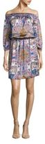 Thumbnail for your product : Kas Paisley Printed Off-the-Shoulder Dress