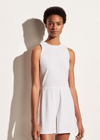 Thumbnail for your product : Vince Sleeveless Linen Romper