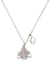 Thumbnail for your product : Christian Dior Crystal Bee Pendant Necklace