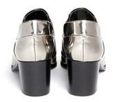 Thumbnail for your product : Nobrand Metallic leather Oxford slip-ons