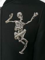 Thumbnail for your product : Alexander McQueen Dancing Skeleton bomber jacket