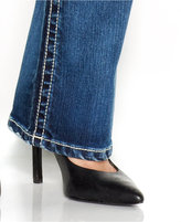Thumbnail for your product : Miss Me Studded Rhinestone Petite Bootcut Jeans