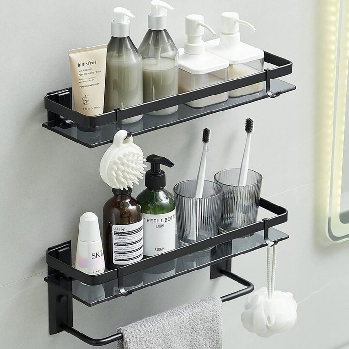https://img.shopstyle-cdn.com/sim/46/58/4658df8d1299aaa18d79df1b9c41637e_best/igeman-glass-shelf-for-bathroom-bathroom-shelves-with-towel-bar-tempered-glass-bathroom-shelving-with-4-removable-hooks-wall.jpg