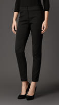 Thumbnail for your product : Burberry Slim Fit Faille Trousers