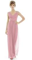 Thumbnail for your product : Alfred Sung Shirred Chiffon Cap Sleeve Gown