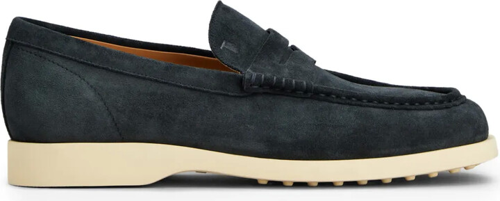Tod's Suede Penny Loafers