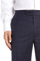 Thumbnail for your product : JB Britches Men's Flat Front Plaid Wool Trousers