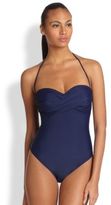Thumbnail for your product : Shoshanna One-Piece Twist-Front Swimsuit