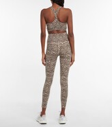 Thumbnail for your product : Varley Let’s Move printed high-rise biker shorts
