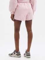 Thumbnail for your product : Ganni Software Organic Cotton-blend Track Shorts - Light Pink