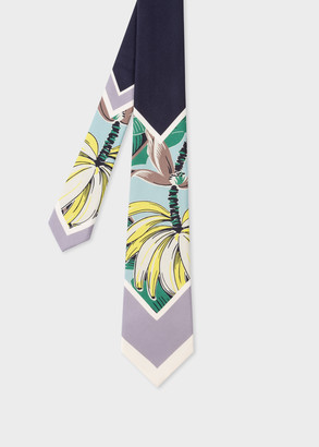 Paul Smith Men's 'Floral' Print Silk Tie - ShopStyle