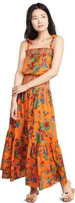 Tory Burch Printed Smocked Dress