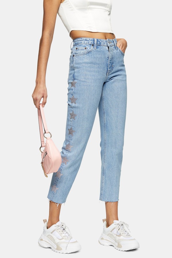 ladies diamante jeans