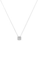 Thumbnail for your product : Nordstrom Princess Cut Pavé Pendant Necklace