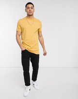 Thumbnail for your product : ASOS DESIGN 3 pack longline t-shirt with side splits