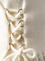 Thumbnail for your product : Alexander McQueen lace-up flared top
