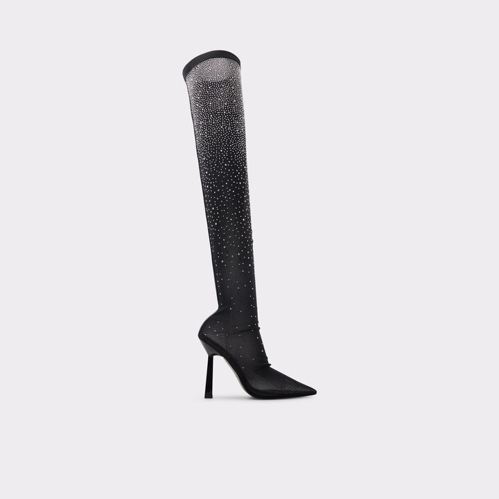 Aldo Over The Knee Women's Black Boots | ShopStyle