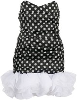 Thumbnail for your product : Giuseppe di Morabito Polka-Dot Strapless Mini Dress