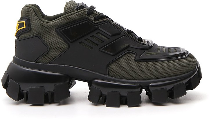 green prada shoes
