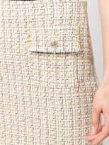 Thumbnail for your product : Liu Jo Tweed Flap-Pocket Miniskirt