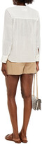 Thumbnail for your product : BA&SH Samy Crinkled Cotton-gauzes Shirt