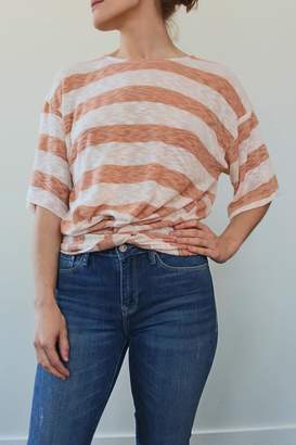 Anama Knit Top Coral