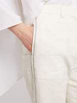 Thumbnail for your product : Calvin Klein Collection Lagen Tailored Linen Trousers - Womens - White