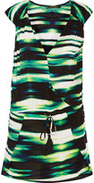 Thumbnail for your product : Vix Molly Wrap-Effect Striped Voile Kaftan