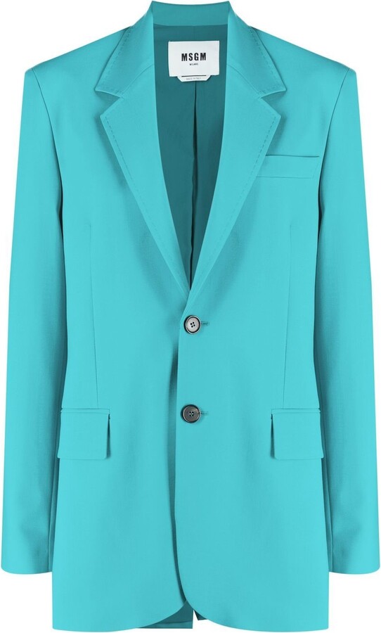 Womens Turquoise Blazer | Shop The Largest Collection | ShopStyle