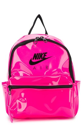 nike pink heritage floral logo backpack